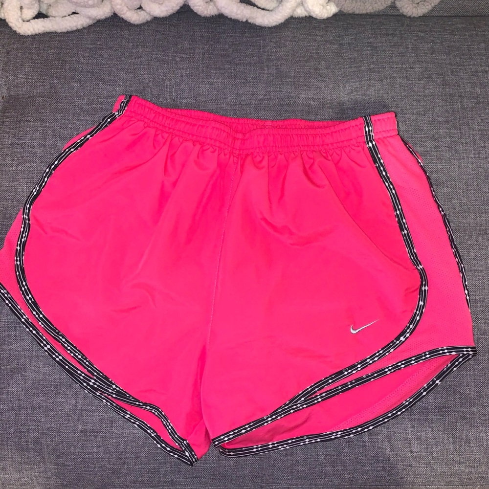 Pink Nike shorts